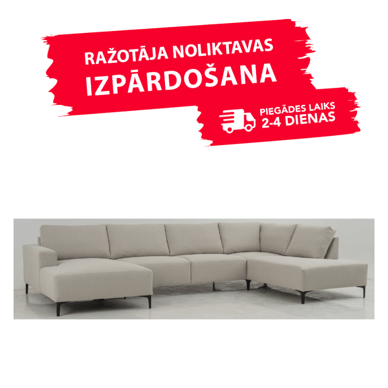 Dīvāns FABIAN (Stūra U CORNER) (Ražotāja noliktava) Dīvāns FABIAN (Stūra U CORNER) (Ražotāja noliktava)